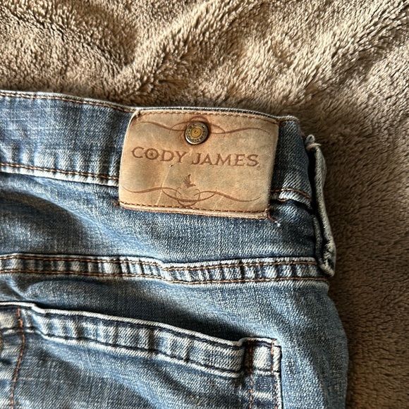 Men's Relaxed Fit Cody James Blue Jeans 34w/34l - Picture 7 of 8